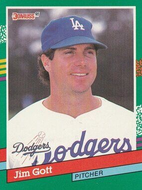 Jim Gott - Donruss 91 Baseball Card